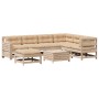 Muebles de jardín 8 pzas y cojines madera maciza pino by vidaXL, Garden sets - Ref: Foro24-3250568, Price: 824,18 €, Discount: %