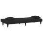Juego de sofás con cojines 2 piezas terciopelo negro by vidaXL, Sofas - Ref: Foro24-3216265, Price: 320,61 €, Discount: %