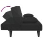Zweiteiliges Sofaset mit schwarzen Samtkissen. von vidaXL, Sofas - Ref: Foro24-3216265, Preis: 326,17 €, Rabatt: %