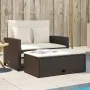 Sofá de jardín con cojines 2 plazas ratán sintético marrón by vidaXL, Outdoor sofas - Ref: Foro24-365133, Price: 271,67 €, Di...
