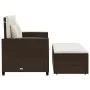 Sofá de jardín con cojines 2 plazas ratán sintético marrón by vidaXL, Outdoor sofas - Ref: Foro24-365133, Price: 271,67 €, Di...