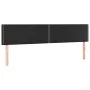 Bed frame with headboard black synthetic leather 120x190 cm by vidaXL, Beds and slatted bases - Ref: Foro24-3270554, Price: 1...