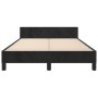 Estructura de cama con cabecero terciopelo negro 120x190 cm de vidaXL, Camas y somieres - Ref: Foro24-3270568, Precio: 172,49...