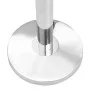 Airport-style ribbon barrier with silver steel supports by vidaXL, Safety barriers - Ref: Foro24-51160, Price: 63,21 €, Disco...