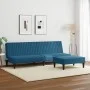 Juego de sofás 2 piezas terciopelo azul by vidaXL, Sofas - Ref: Foro24-3216273, Price: 299,14 €, Discount: %