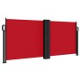 Toldo lateral retráctil rojo 100x1000 cm