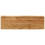 Banco con borde natural madera de acacia maciza 105 cm