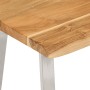 Banco con borde natural madera de acacia maciza 105 cm de vidaXL, Bancos - Ref: Foro24-372755, Precio: 106,54 €, Descuento: %