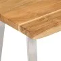 Banco con borde natural madera de acacia maciza 105 cm by vidaXL, Banks - Ref: Foro24-372755, Price: 104,89 €, Discount: %