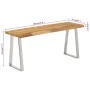Banco con borde natural madera de acacia maciza 105 cm by vidaXL, Banks - Ref: Foro24-372755, Price: 104,89 €, Discount: %