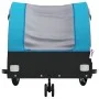 Remolque para bicicleta hierro negro y azul 30 kg by vidaXL, Bicycle trailers - Ref: Foro24-94142, Price: 86,76 €, Discount: %
