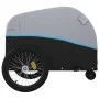 Remolque para bicicleta hierro negro y azul 30 kg by vidaXL, Bicycle trailers - Ref: Foro24-94142, Price: 86,76 €, Discount: %