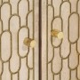Conjunto de muebles de baño 2 piezas madera maciza de mango
