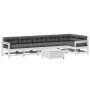 Gartenmöbel-Set 7-teilig mit Kissen aus massivem weißem Kiefernholz. von vidaXL, Gartensets - Ref: Foro24-3250893, Preis: 597...
