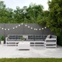 Set muebles jardín 7 pzas con cojines madera maciza pino blanco by vidaXL, Garden sets - Ref: Foro24-3250893, Price: 603,00 €...