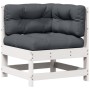 Set muebles jardín 7 pzas con cojines madera maciza pino blanco by vidaXL, Garden sets - Ref: Foro24-3250893, Price: 603,00 €...