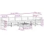Gartenmöbel-Set 7-teilig mit Kissen aus massivem weißem Kiefernholz. von vidaXL, Gartensets - Ref: Foro24-3250893, Preis: 597...