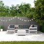 Set muebles jardín 7 pzas con cojines madera maciza pino blanco by vidaXL, Garden sets - Ref: Foro24-3250937, Price: 594,50 €...