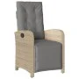 Set comedor de jardín 7 pzas con cojines ratán sintético beige by vidaXL, Garden sets - Ref: Foro24-3212496, Price: 1,00 €, D...