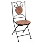 3-teiliger Bistrotisch und Stühle mit Terrakotta-Keramikmosaik von vidaXL, Gartensets - Ref: Foro24-279412, Preis: 279,23 €, ...