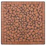 3-teiliger Bistrotisch und Stühle mit Terrakotta-Keramikmosaik von vidaXL, Gartensets - Ref: Foro24-279412, Preis: 279,23 €, ...