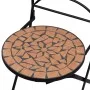 3-teiliger Bistrotisch und Stühle mit Terrakotta-Keramikmosaik von vidaXL, Gartensets - Ref: Foro24-279412, Preis: 279,23 €, ...