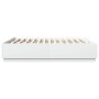 White engineered wood bed frame and LED lights 200x200 cm by vidaXL, Beds and slatted bases - Ref: Foro24-3209583, Price: 192...
