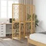 Vierschaliger Raumteiler aus massivem Paulownia-Holz in Braun. von vidaXL, Raumteiler - Ref: Foro24-358866, Preis: 87,79 €, R...
