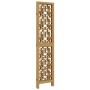 Biombo separador de 4 paneles madera maciza paulownia marrón by vidaXL, Room dividers - Ref: Foro24-358866, Price: 93,47 €, D...