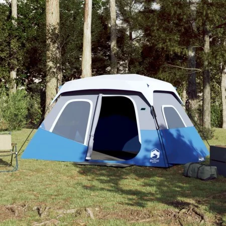 Tienda familiar con LED 6 personas apertura rápida verde claro by vidaXL, tents - Ref: Foro24-94308, Price: 181,81 €, Discoun...