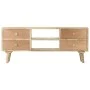 TV-Schrank aus massivem Mangoholz, 110 x 30 x 45 cm von vidaXL, TV-Möbel - Ref: Foro24-287874, Preis: 178,31 €, Rabatt: %