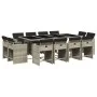 Set comedor jardín y cojines 13 pzas ratán sintético gris claro by vidaXL, Garden sets - Ref: Foro24-3211223, Price: 884,45 €...