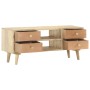 TV-Schrank aus massivem Mangoholz, 110 x 30 x 45 cm von vidaXL, TV-Möbel - Ref: Foro24-287874, Preis: 180,50 €, Rabatt: %