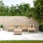 Gartengarnitur 6-teilig mit massiven Kiefernholz-Möbeln und Kissen. von vidaXL, Gartensets - Ref: Foro24-3250980, Preis: 542,...