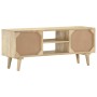 Mueble para la TV madera maciza de mango 110x30x45 cm de vidaXL, Muebles TV - Ref: Foro24-287874, Precio: 180,41 €, Descuento: %