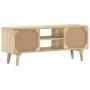 TV-Schrank aus massivem Mangoholz, 110 x 30 x 45 cm von vidaXL, TV-Möbel - Ref: Foro24-287874, Preis: 178,31 €, Rabatt: %
