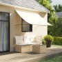 Toldo retráctil de tela y acero crema 250x150 cm by vidaXL, Awnings - Ref: Foro24-368760, Price: 49,60 €, Discount: %