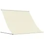 Ein ausziehbares Markisentuch aus Stoff und Stahl in Creme, 250x150 cm. von vidaXL, Markisen - Ref: Foro24-368760, Preis: 53,...