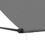 Ein ausziehbares Markisentuch aus anthrazitgrauem Stoff und Stahl, 350x150 cm. von vidaXL, Markisen - Ref: Foro24-368755, Pre...