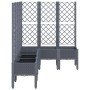 Pflanzgefäß mit blaugrauem PP-Gitter 160x120x142 cm von vidaXL, Töpfe und Pflanzgefäße - Ref: Foro24-367936, Preis: 179,94 €,...