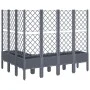 Jardinera con enrejado PP azul gris 160x120x142 cm de vidaXL, Maceteros y jardineras - Ref: Foro24-367936, Precio: 147,47 €, ...