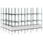 Blumenkasten mit weißem PP-Gitter 200x160x142,5 cm von vidaXL, Töpfe und Pflanzgefäße - Ref: Foro24-367974, Preis: 135,79 €, ...