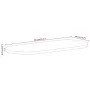 Tablero de mesa ovalado madera maciza mango rugosa 90x40x3,8 cm by vidaXL, Table tops - Ref: Foro24-370113, Price: 56,35 €, D...