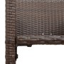Hochlehner-Gartenstühle, 2 Stück, braunes Kunststoff-Rattan von vidaXL, Gartenstühle - Ref: Foro24-368703, Preis: 141,36 €, R...