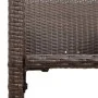 Taburetes altos de jardín 2 unidades ratán sintético marrón by vidaXL, Garden chairs - Ref: Foro24-368703, Price: 144,23 €, D...