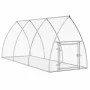Conejera acero galvanizado plateado 300x105x120 cm by vidaXL, Cages and habitats for small animals - Ref: Foro24-3281528, Pri...