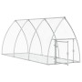 Conejera acero galvanizado plateado 300x105x120 cm by vidaXL, Cages and habitats for small animals - Ref: Foro24-3281528, Pri...