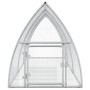 Conejera acero galvanizado plateado 300x105x120 cm by vidaXL, Cages and habitats for small animals - Ref: Foro24-3281528, Pri...