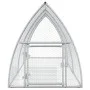 Conejera acero galvanizado plateado 300x105x120 cm by vidaXL, Cages and habitats for small animals - Ref: Foro24-3281528, Pri...