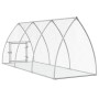 Conejera acero galvanizado plateado 300x105x120 cm by vidaXL, Cages and habitats for small animals - Ref: Foro24-3281528, Pri...
